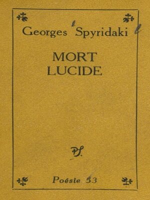 cover image of Mort lucide